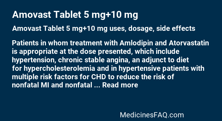 Amovast Tablet 5 mg+10 mg