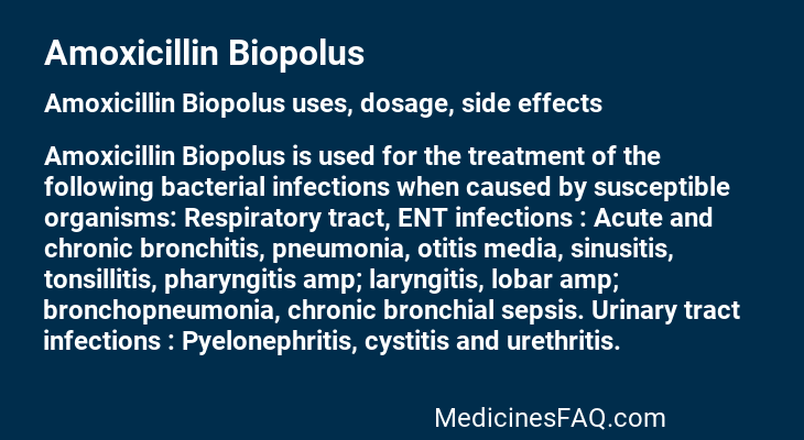 Amoxicillin Biopolus