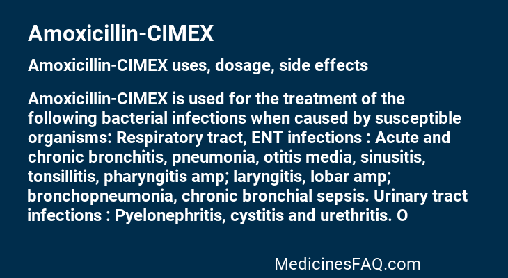 Amoxicillin-CIMEX