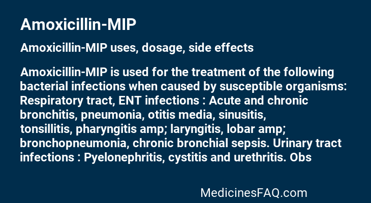 Amoxicillin-MIP