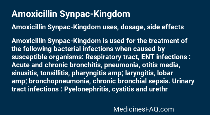 Amoxicillin Synpac-Kingdom