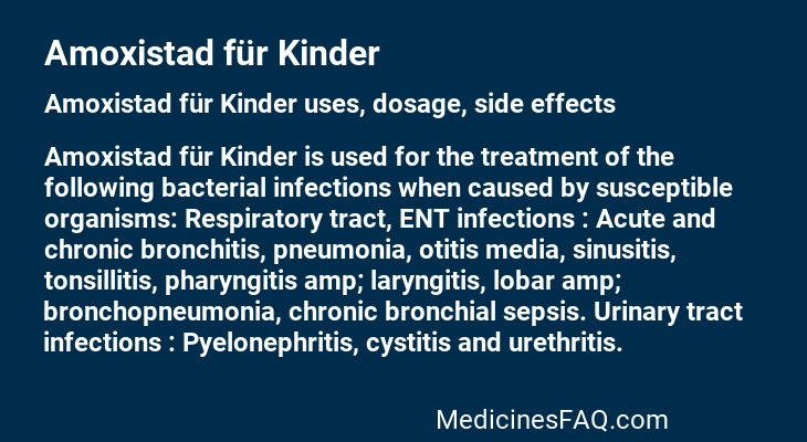 Amoxistad für Kinder