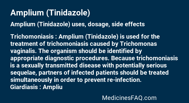 Amplium (Tinidazole)