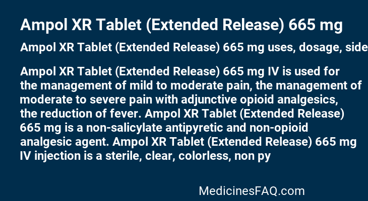 Ampol XR Tablet (Extended Release) 665 mg