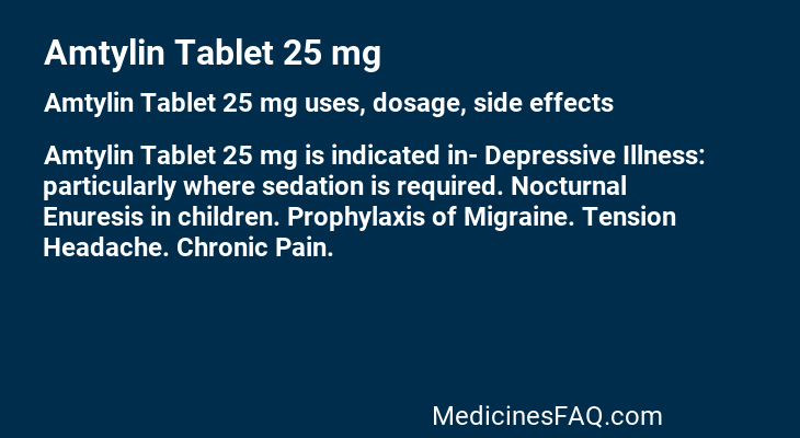 Amtylin Tablet 25 mg