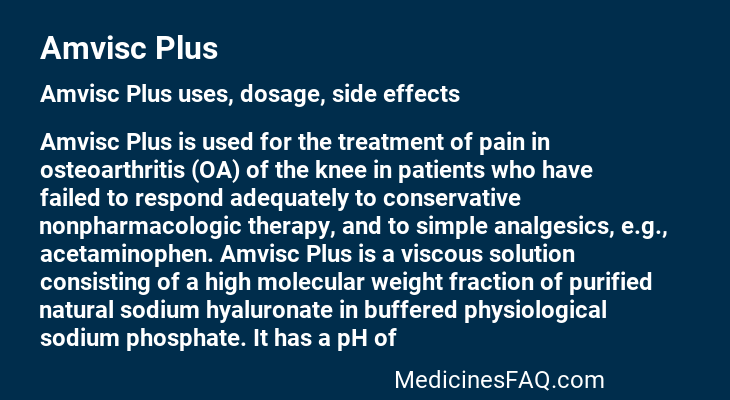 Amvisc Plus