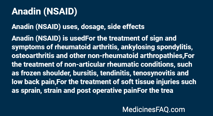 Anadin (NSAID)