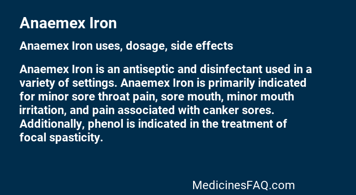 Anaemex Iron