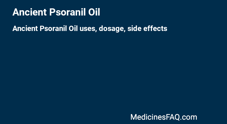 Ancient Psoranil Oil