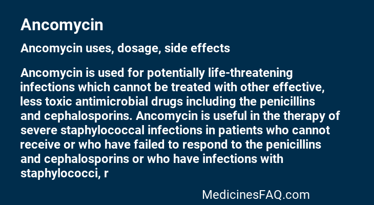 Ancomycin