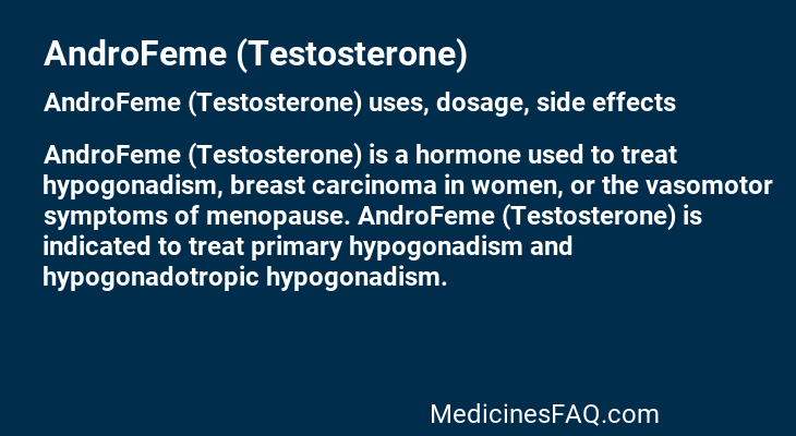 AndroFeme (Testosterone)