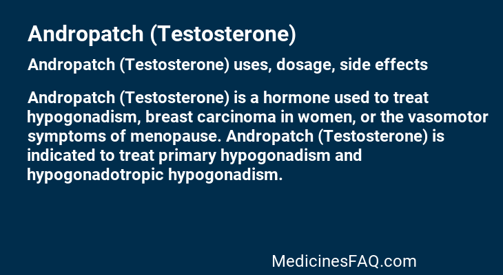 Andropatch (Testosterone)
