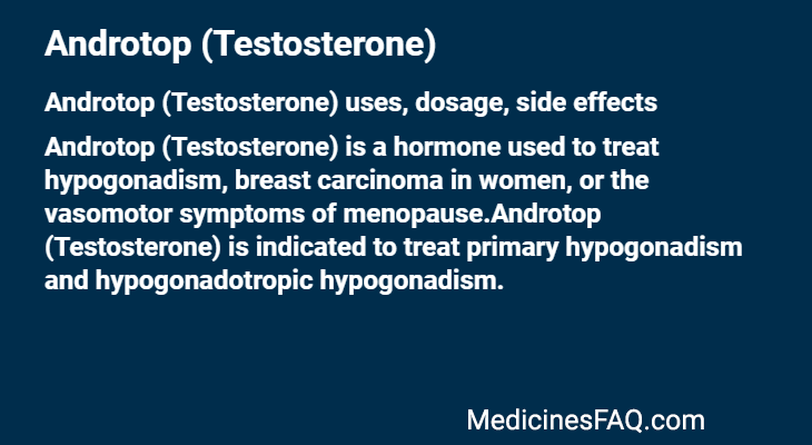 Androtop (Testosterone)