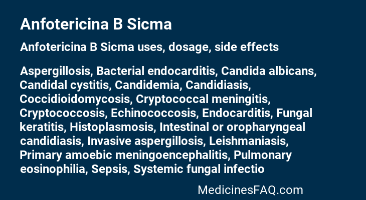 Anfotericina B Sicma