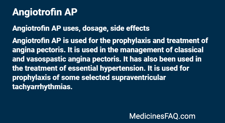 Angiotrofin AP