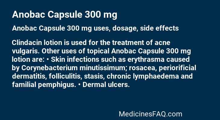 Anobac Capsule 300 mg