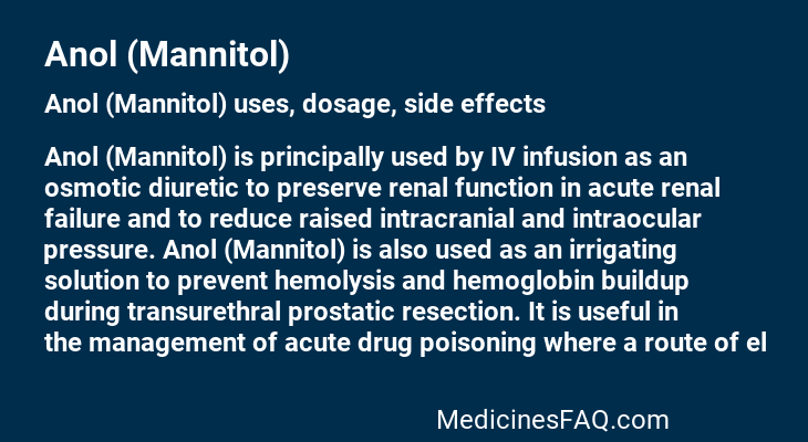 Anol (Mannitol)