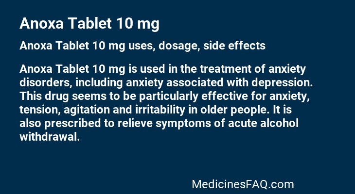 Anoxa Tablet 10 mg