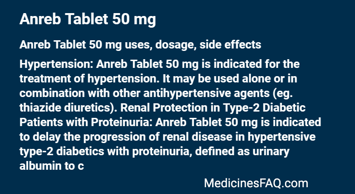 Anreb Tablet 50 mg