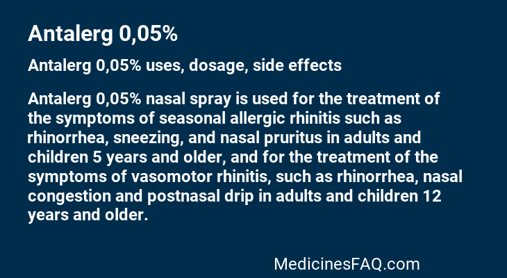 Antalerg 0,05%