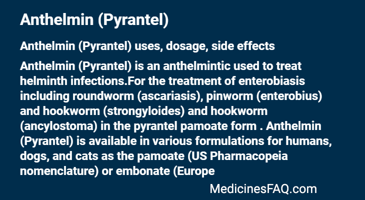 Anthelmin (Pyrantel)