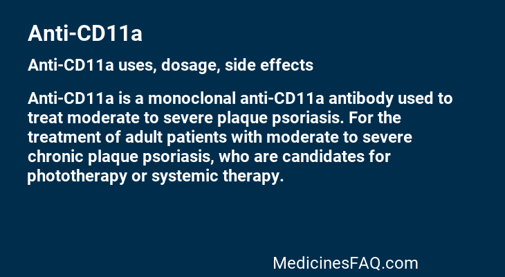 Anti-CD11a