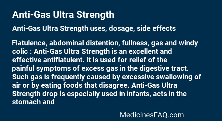 Anti-Gas Ultra Strength