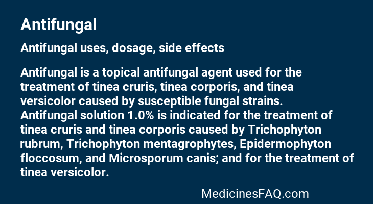 Antifungal