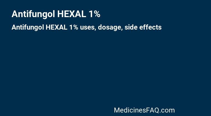 Antifungol HEXAL 1%