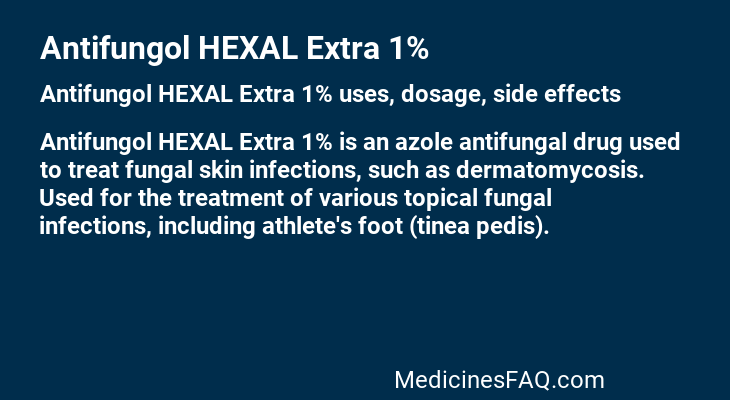 Antifungol HEXAL Extra 1%