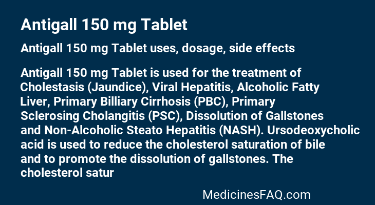 Antigall 150 mg Tablet