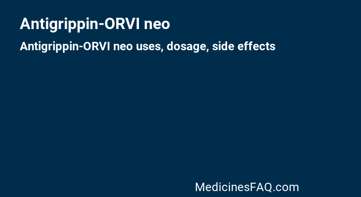 Antigrippin-ORVI neo