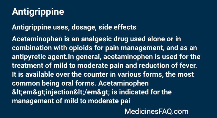 Antigrippine