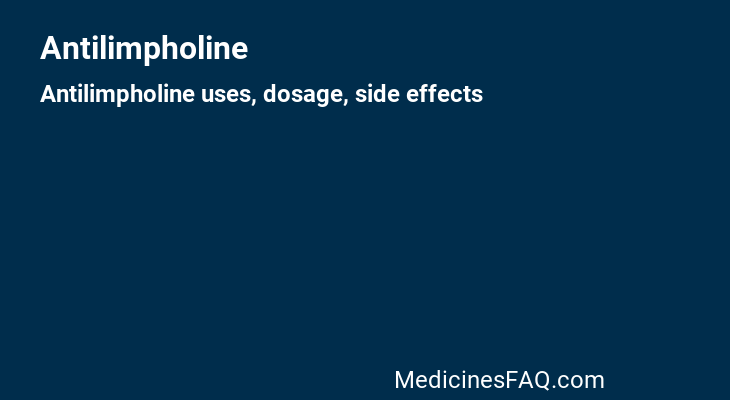 Antilimpholine