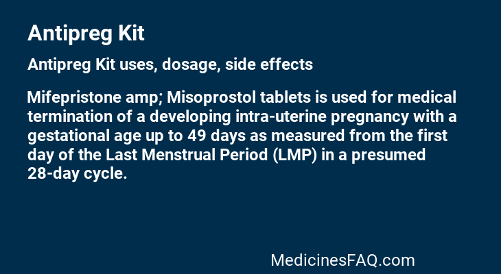 Antipreg Kit