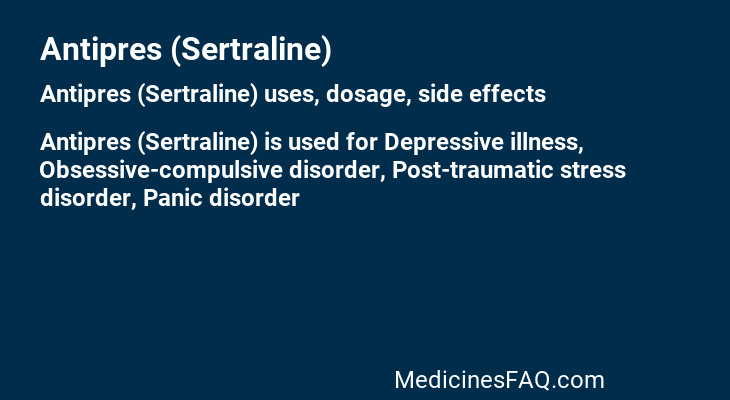 Antipres (Sertraline)