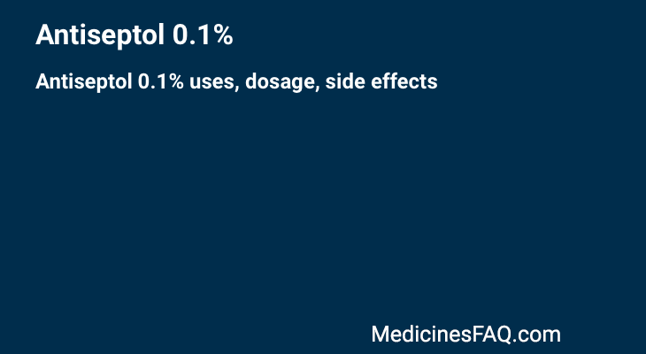 Antiseptol 0.1%