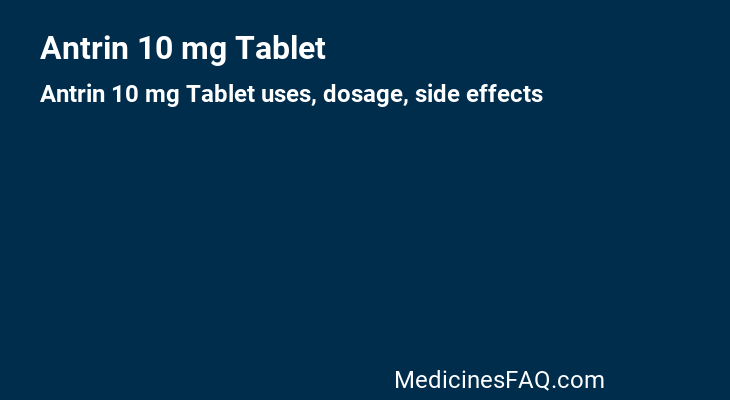 Antrin 10 mg Tablet