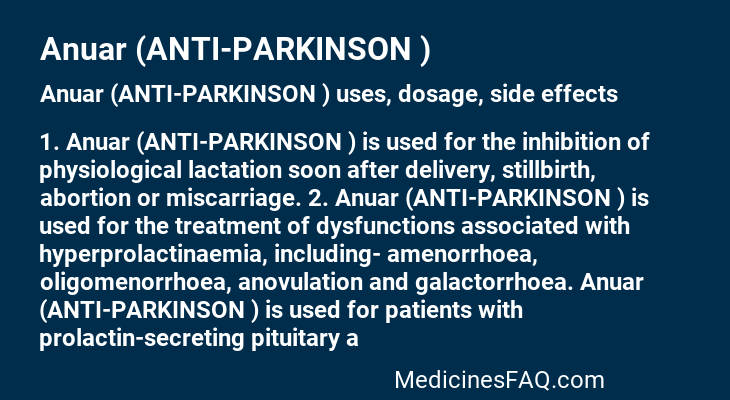 Anuar (ANTI-PARKINSON )