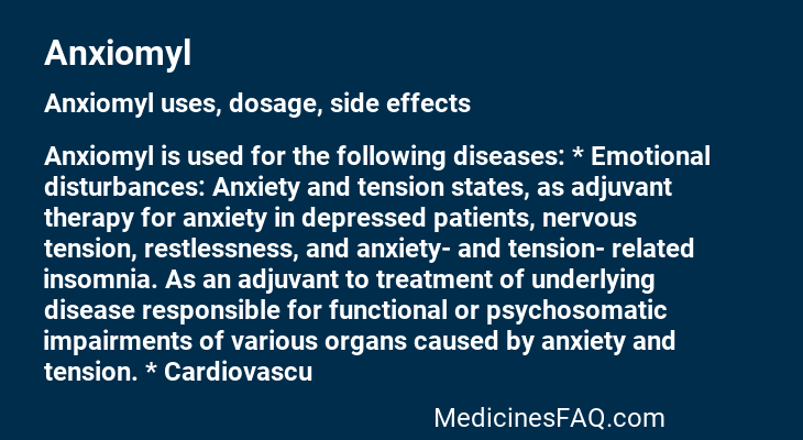 Anxiomyl