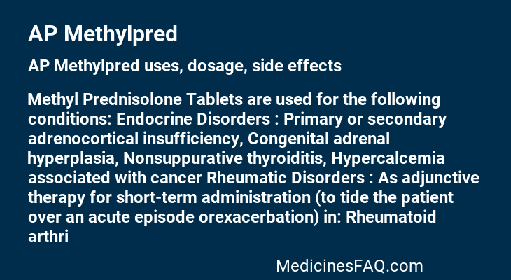 AP Methylpred