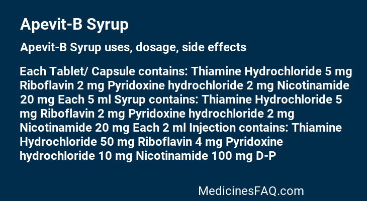 Apevit-B Syrup