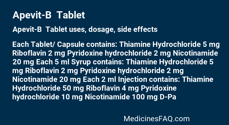 Apevit-B  Tablet