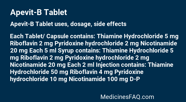 Apevit-B Tablet