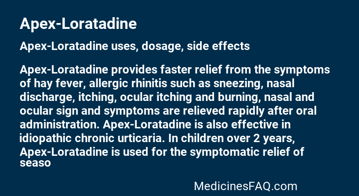 Apex-Loratadine