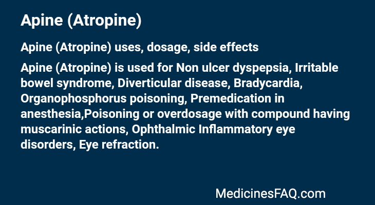 Apine (Atropine)