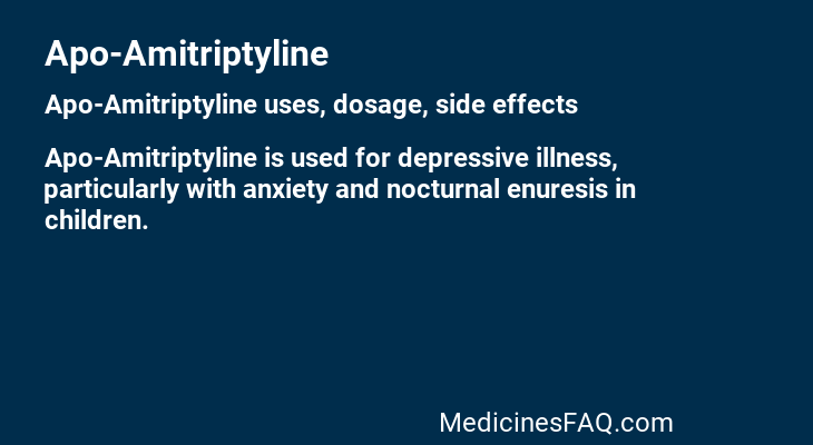 Apo-Amitriptyline