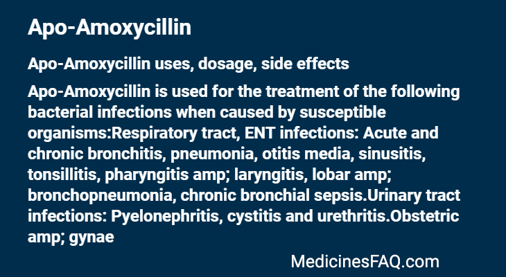 Apo-Amoxycillin