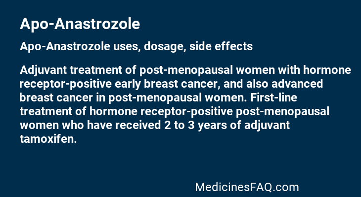 Apo-Anastrozole