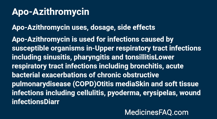 Apo-Azithromycin